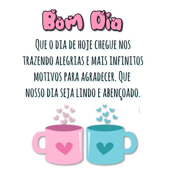 bom dia lindo e abencoado