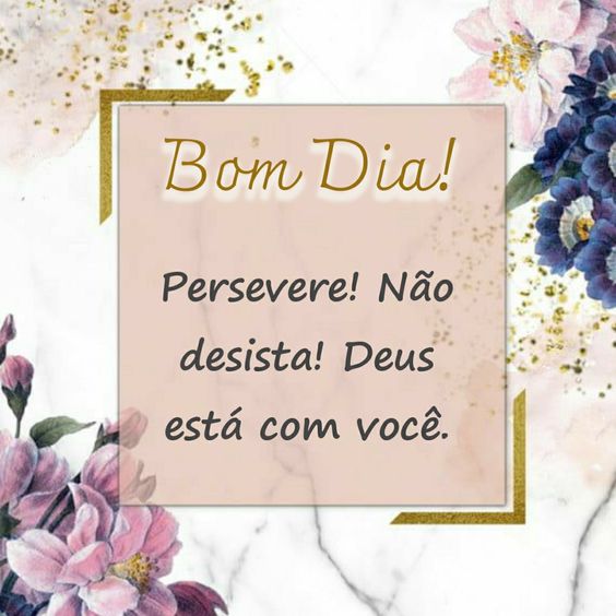 bom dia persevere