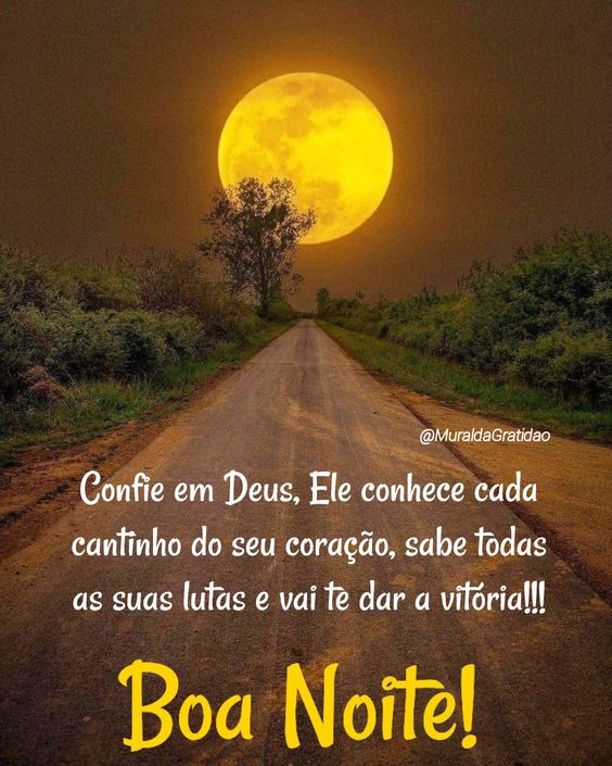 confie em Deus boanoite