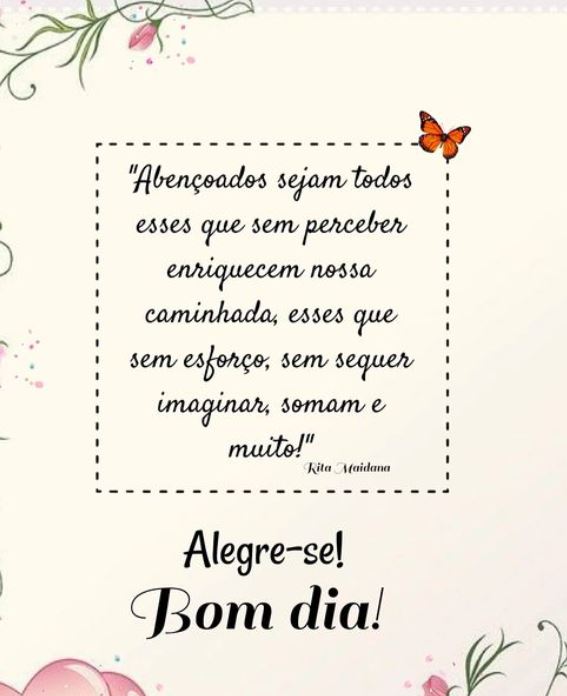 alegre-se bom dia