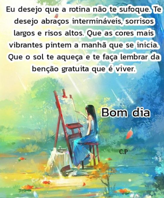 eu desejo que bom dia 1