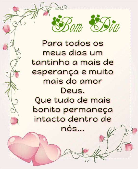 para todos meus dias