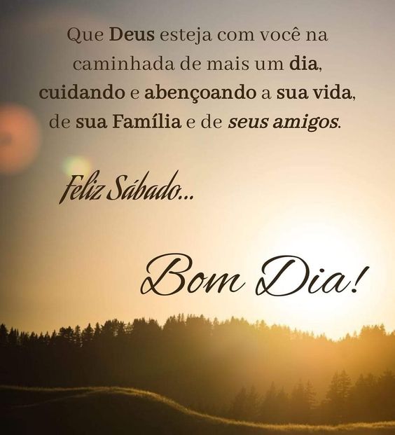 mensagens de bom dia sábado