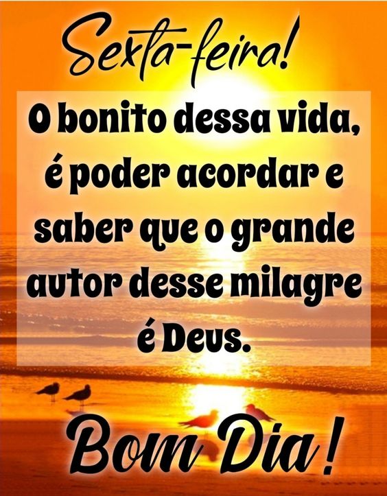 mensagens de bom dia sexta-feira