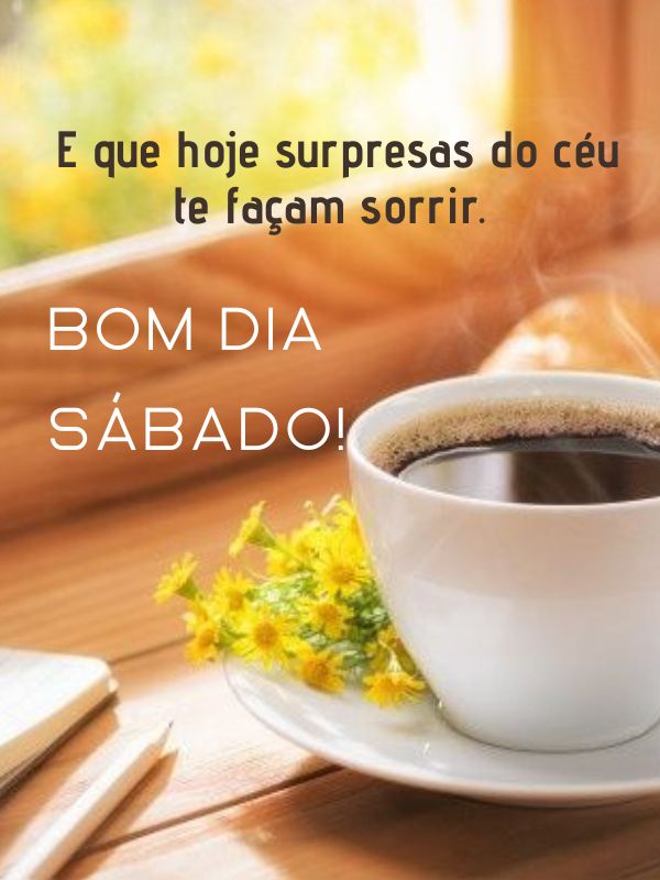 Figurinhas de Bom dia Sábado