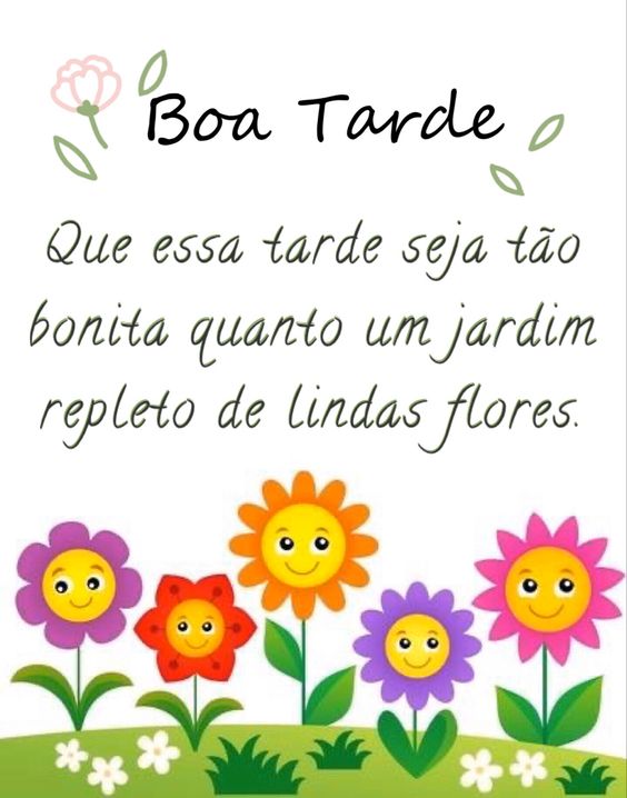 Mensagens de boa tarde