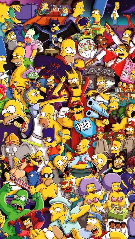 Papel de parede dos simpsons