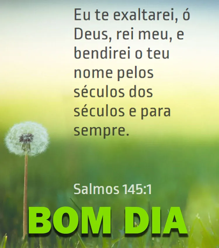salmos de bom dia