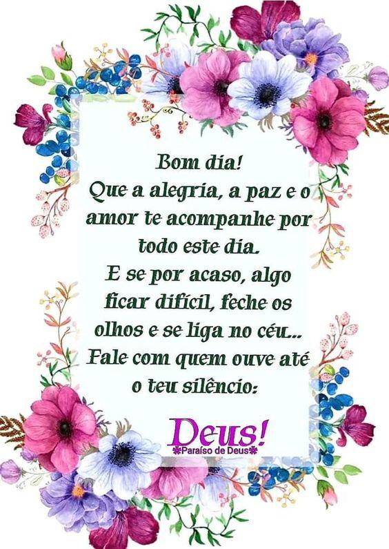 Bom dia com meditação