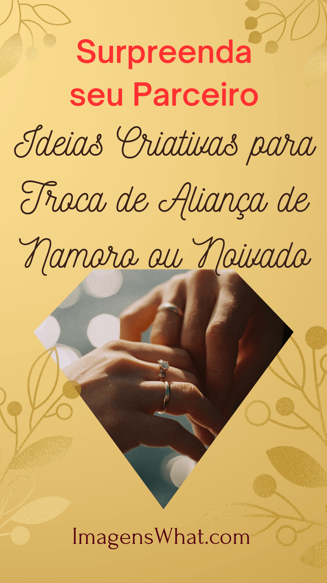 A troca de alianças de namoro é um momento significativo para o casal.